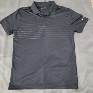 Black Nike Golf Standard Fit Polo Black, Medium